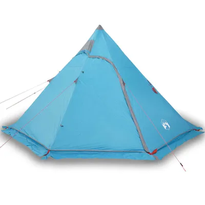 Produktbild von Tipi-Campingzelt 5 Person Blau Wasserdicht