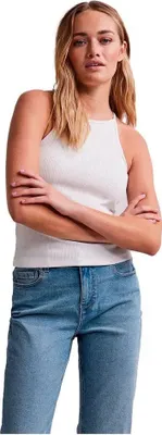 Produktbild von Pieces Ostina Bc ärmelloses T-shirt Weiß S Damen Weiß S