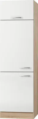 Produktbild von Optifit Kühlumbauschrank für 88er Einbaukühlschrank Dakar286 BxTxH 60 x 57,1 x 206,8 cm weiß glänzend zerlegt Anschlag r