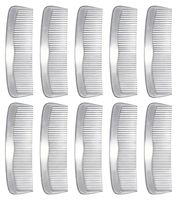 Produktbild von Praktischer Haarkamm 120mm transparent – 10er Set Stylingkämme für unterwegs und Zuhause