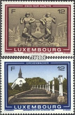 Produktbild von Briefmarken Luxemburg 1986 Mi 1160-1161 (kompl.Ausg.) postfrisch Tourismus