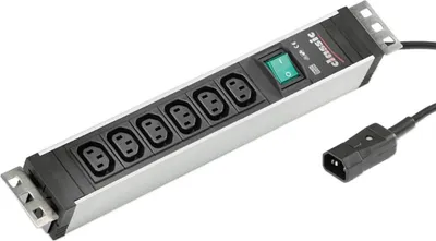 Produktbild von BACHMANN Kaltgerätesteckdosenleiste 6x C13 Buchse, C14 Stecker