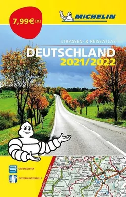 Produktbild von Michelin Kompaktatlas Deutschland 2021/2022
