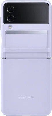 Produktbild von Samsung Flip Lederhlle Z Flip4 Serenity Lila