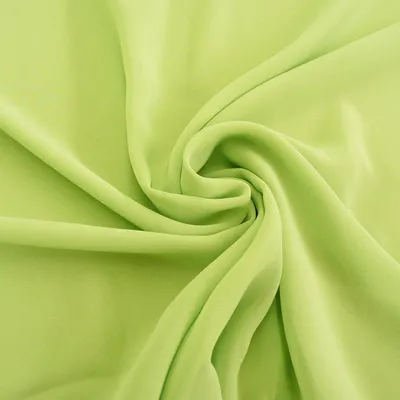 Produktbild von Chiffon Stoff Meterware moosgrün