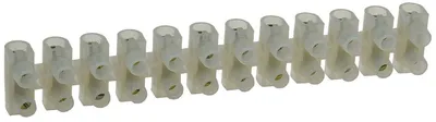 Image de ChiliTec Bornes à vis pour 10-16mm², 12 bornes Insert en laiton, transparent