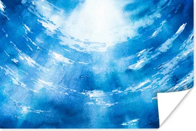 Produktbild von MuchoWow® Poster Wasser - Meer - Sonne 60x40 cm - Schlafzimmerdekoration
