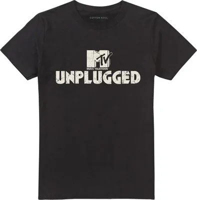 Produktbild von MTV - "Unplugged 2" T-Shirt für Herren/Damen Uni TV28758 (XL) (Schwarz)