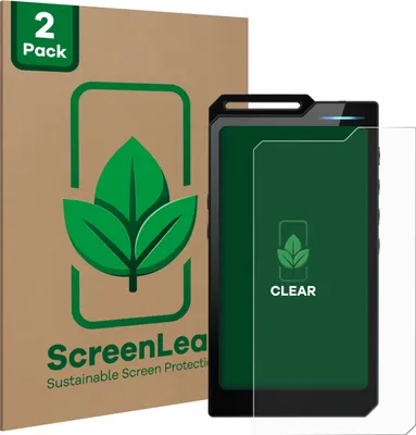 Produktbild von 2x ScreenLeaf Schutzfolie für Hiby R4 nachhaltiger Displayschutz Display Schutz Folie Klar Transparent