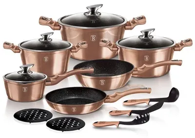 Obrázok produktu pre Berlingerhaus BH-1224 15 ks Rosegold Metallic Line