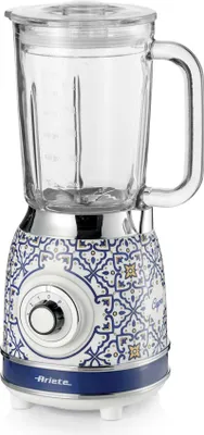 Zdjęcie produktu dla Ariete 0583/0C, blender stołowy, 1,5 l, funkcja Pulse, kruszarka do lodu, 1000 W, niebieski, wielokolorowy