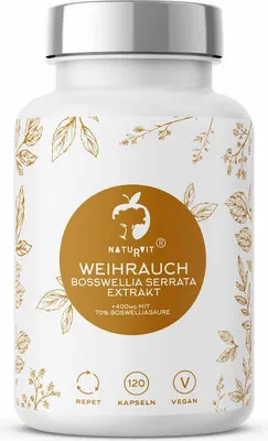 Obrázok produktu pre naturvit® Kadidlovník lekársky Boswellia Serrata extrakt 120 kapsúl