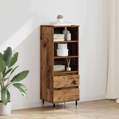 Image de vidaXL Meuble haut Altholz, 40 x 36 x 110 cm, fabriqué en panneaux de particules