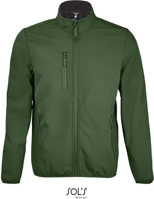 Immagine prodotto di SOLs 03090 | Giacca da uomo Giacca softshell da uomo Radian - Colore: Verde bosco - Taglia: XL