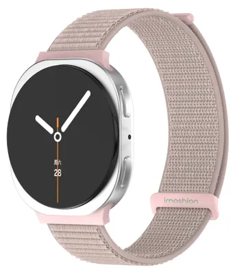 Zdjęcie produktu dla Paski nylonowe imoshion do zegarków Samsung Galaxy Watch 9 (40/44mm) / Watch 8 (40/44mm) / Classic (46mm) - Jasnoróżowy