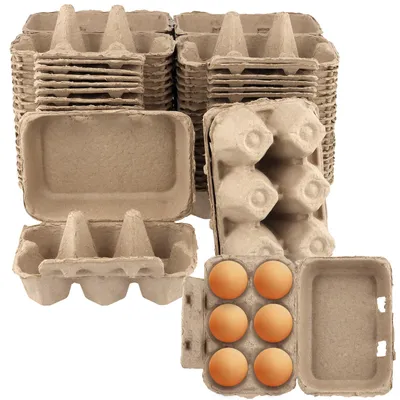20er-Pack 6er Eierkartons aus Karton, 15x10x7 cm