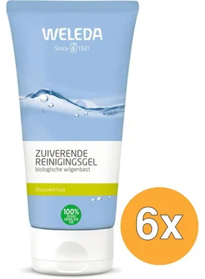 Produktbild von 6x Weleda Klärendes Reinigungsgel (100 ml)