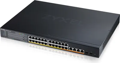 Produktbild von Zyxel XMG1930-30HP, Managed, L3, 2.5G Ethernet (100/1000/2500), Power over Ethernet (PoE), Rack-Einbau, 1U