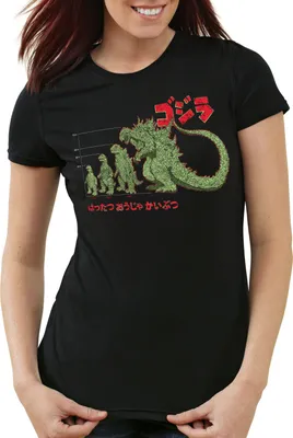 Produktbild von style3 Gojira Evolution Damen T-Shirt japanisches monster nippon tokio, Größe:2XL