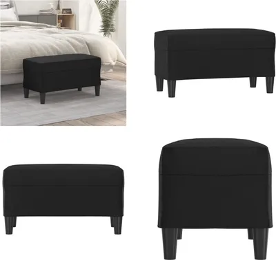 Obrázok produktu pre vidaXL Lavica čierna 70x35x41 cm Imitácia kože - Lavica - Lavice - Lavice