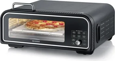 Immagine prodotto di Forno per pizza SEVERIN PG8575, 2000 W, capacità 18 l, pietra per pizza da 29 cm, 400 °C, 15 programmi