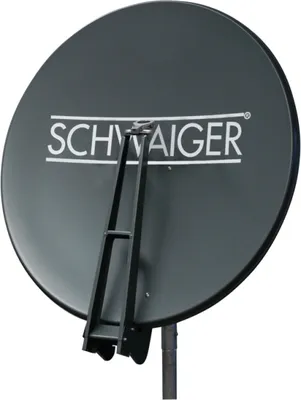Produktbild von Schwaiger Sat Spiegel 75cm, Alu, Premium, vormontiert Anthra