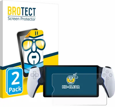 Produktbild von 2x Für Sony Playstation Portal Schutzfolie BROTECT Displayschutz Display Schutz Folie Klar Transparent