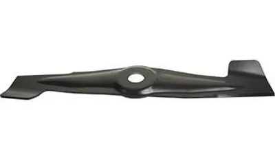 Image de Lame de coupe, adaptable pour les coupe-bordures John Deere. Pièce de rechange d'origine : Sau10609, Sau11418 - Longueur : 530 mm, alésage : 32 mm