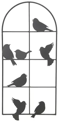 Image de Déco fenêtre oiseau noir