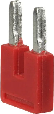 Produktbild von Steckbrücke für Schnellverbinder Reihenklemmen 5,2mm² 2-polig rot