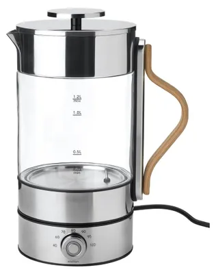 Produktbild von Stelton - Emma Wasserkocher 1,2 Liter, Edelstahl / Glas