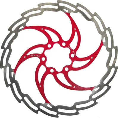 Produktbild von XLC BR-X02 Bremsscheibe, Ø 180 mm, 6-Loch, 118 g, silber/rot
