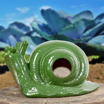 Produktbild von Schneckenfalle - Garten, Tierfiguren, Schnecke, Ton, Grün