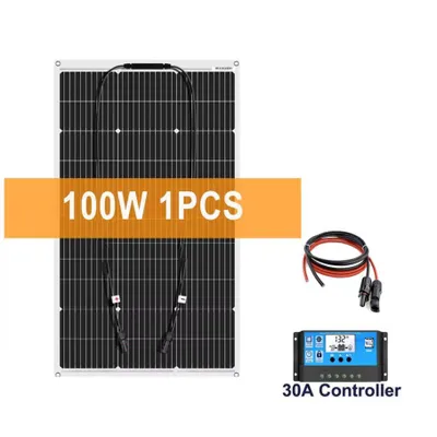 Obrázok produktu pre Solárny panelový generátor energie, výkon 100 W, 1 kus