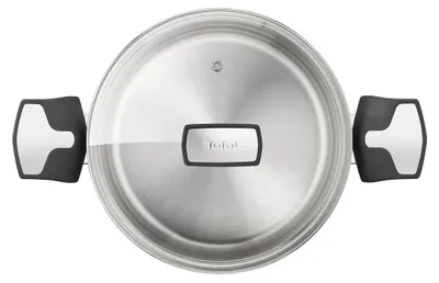 Image de Marmite inox 22cm + couvercle en verre - Tefal - E3016104 - emotion