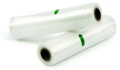 Produktbild von Girmi RVT5222 2 Rollen 22 x 500 cm zur Aufbewahrung von Lebensmitteln und zum Vakuumgaren, kompatibel mit allen Vakuumiergeräten