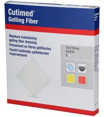 Obrázok produktu pre Cutimed Gelling Fiber Com.15x15 cm Hydrofibre obväz 10 ks