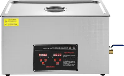Immagine prodotto di SucceBuy pulitore ad ultrasuoni con timer digitale e riscaldatore, macchina per la pulizia sonica professionale da 30 l in acciaio inox per gioielli, occhiali, orologi, anelli, piccole parti e schede elettroniche