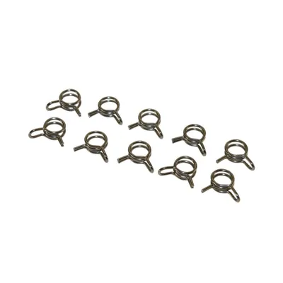 Produktbild von 10x 6mm Schlauchklammer Benzinschlauch für Moped Mofa Roller Hercules Kreidler Zündapp Puch