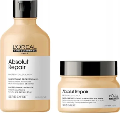 Image de Shampooing L'Oréal Absolut Repair 300 ml NEUF + Masque L'Oréal Absolut Repair 250 ml NEUF