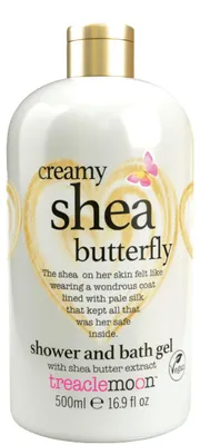 Immagine prodotto di Treaclemoon Crema di Karitè Farfalla Cuore Motivo 500ml Gel Doccia Vegan