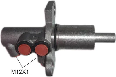 Immagine prodotto di Cilindro freno principale M12x1x2 in alluminio Ø 27 mm HELLA per AUDI A6 e altri modelli