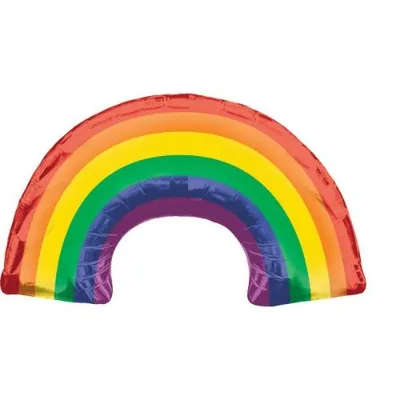 Produktbild von amscan Folienballon Rainbow mehrfarbig 86x48cm