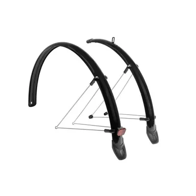 Produktbild von XLC Schutzblech-Set MG-F03 28\" schwarz  46 mm, robustes Kunststoff-Schutzbl...