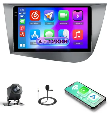 Zdjęcie produktu dla Radio samochodowe Android 15 z modułem 4G i pamięcią 128G, przeznaczone do samochodów z roczników 2005-2012, wyposażone w 9-calowy ekran dotykowy