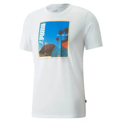 Produktbild von PUMA Photoprint T-Shirt Herren puma white S