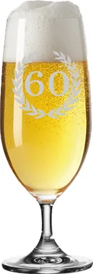Produktbild von Luxentu Biertulpe Pilsglas 360 ml - 60. Jubiläum