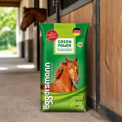 Image de Eggersmann Green Power – muesli pour chevaux, sans céréales, 20 kg, Image générée par une IA