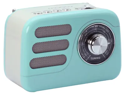 Image de Mooov 477240 - Radio vintage avec Bluetooth 5.4, batterie intégrée, radio FM/AM, portable