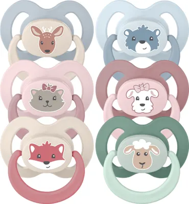 Obrázok produktu pre Baby Nova Anatomický utišujúci cumlík s krúžkom silikón 18m+ 2 ks sterilizačný box